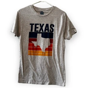 Home Free Women’s Small Heather Gray TEXAS Graphic Tee Short Sleeve Sunset - Picture 1 of 6