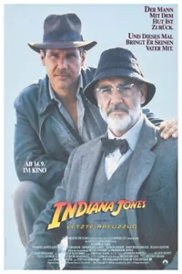 INDIANA JONES E L'ULTIMA CROCIATA - TEDESCO 11"X17" O 12"X18" ACQUISTA 2 RICEVI 1 GRATIS! - Foto 1 di 3