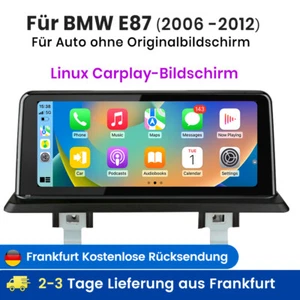 Radio de coche GPS Navegador para BMW E81 E87 E88 2006-2012 Carplay BT SWC Bluetooth IPS EQ - Imagen 1 de 14