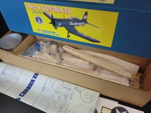 Unused Marutaka F4U-4 CORSAIR Corsair 20 Balsa Kit Hobby Radio Control - Picture 1 of 2