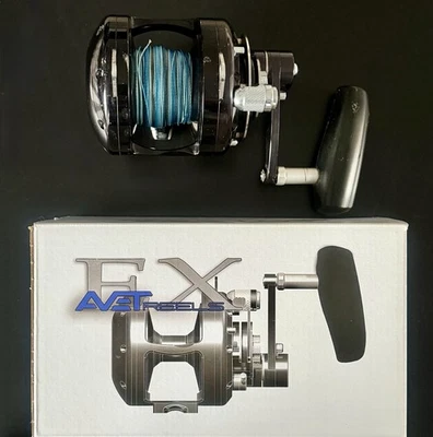 AVET PRO EX 30/2 Two Speed Casting Baitcast Fishing Reel - Black - Image 1 of 4