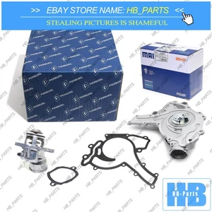 Pierburg Engine Water Pump&MAHLE Thermostat Kit For Mercedes Benz W204 M272 W211 - Picture 1 of 7