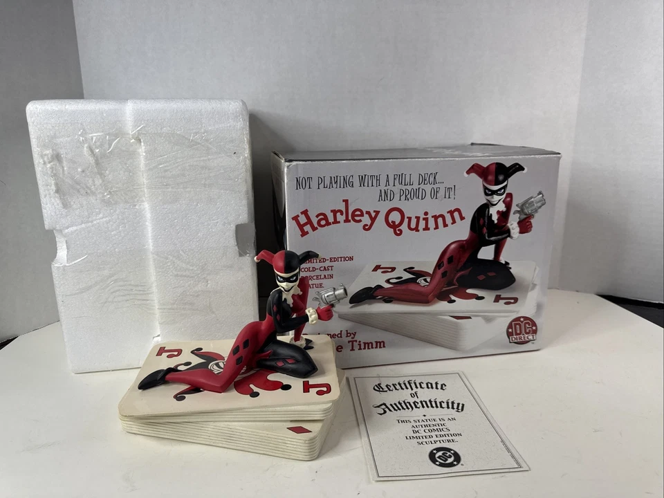 DC DIRECT Harley Quinn Edición Limitada Estatua Bruce Timm Batman Serie Animada 1586-6000 Foto 1 de 4