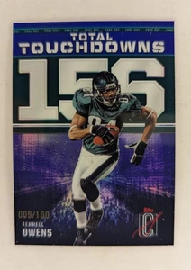 2025 Terrell Owens Topps Signature Class ZO-4 009/100 Philadelphia Eagles - Bild 1 von 3