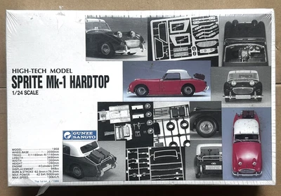 Austin Healey Sprite Mk-1 Hardtop 1/24 Gunze High-Tech model kit G-230 come n... - Immagine 1 di 4