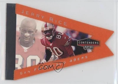 1998 Playoff Contenders Pennants Orange Jerry Rice #83 HOF 0d0u - Image 1 of 3