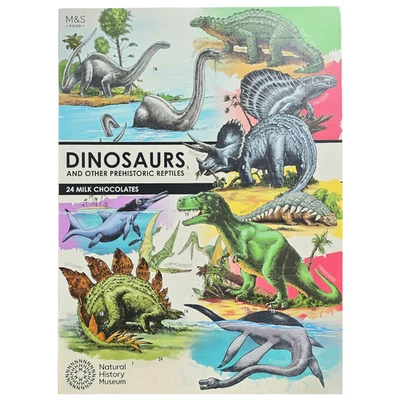 M&S Milk Chocolate Advent Calendar Natural History Museum Christmas 80g - Image 1 of 2