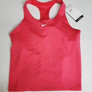Nike Kinder XL Dri-FIT Swoosh BH Tank Top Pink FB2264-629 Training Neu mit Etikett Sport Fitnessstudio - Bild 1 von 10