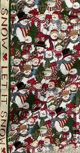 Muñecos de nieve Fabric Traditions Susan Winget Let It 36"x44" S5 - Imagen 1 de 2