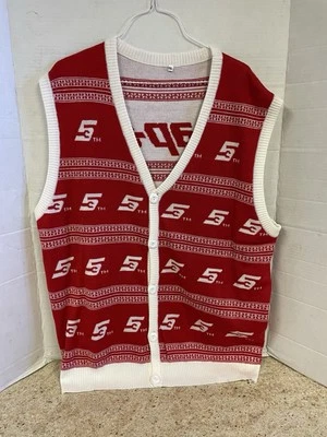 Snap-on Tools Cardigan Vest Men XXL Sweater Front Button Logo Tool Logo - Imagem 1 de 4