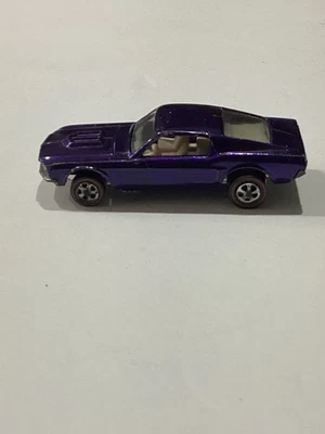 ВИНТАЖНЫЙ 1968 REDLINE HOTWHEELS США ЗАКАЗНОЙ MUSTANG ФИОЛЕТОВЫЙ С БЕЛЫМ ИНТЕРЬЕРОМ - Изображение 1 из 4