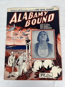 Partituras "Alabamy Bound" (portada de tía Jemima) imágenes de juglar de 1920 - Imagen 1 de 6
