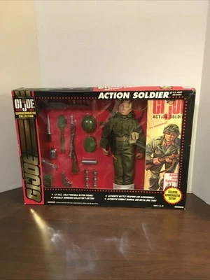 New 1994 Hasbro GI Joe Action Soldier 12” Commemorative Collection Army  - Image 1 of 4