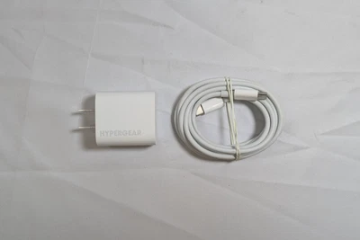 HyperGear 20W USB-C PD 壁式快速充电器 USB-C 转 USB-C 适用于 iPhone Pixel 三星 — 第 1/4 张图片