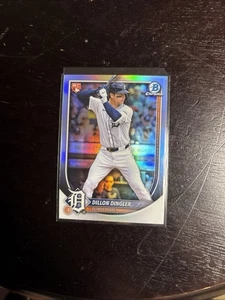2025 Bowman Chrome - Dillon Dingler #41 Red Rookie Redemption Detroit Tigers RC - Picture 1 of 2
