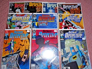 DETECTIVE COMICS LOT(10) HIGH GRADES 604-619 1989-1990 - Picture 1 of 3