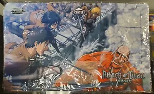 ATTACK ON TITAN - BLANCO NEGRO - PLAYMAT SELLADO - EN MANO ENVÍO RÁPIDO - Imagen 1 de 1