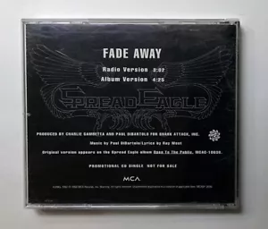 Spread Eagle Fade Away 2 Track Promo CD AOR Hair Metal Radio Version MCA5P-2690 - Picture 1 of 2