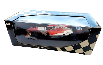 Minichamps Limited Formel 1 Modellauto 1:18 Panasonic Toyota Present. 2003 Matta - Bild 1 von 4