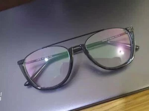 Monturas de gafas REtro vintage de media montura para mujeres y hombres monturas de gafas puente doble - Imagen 1 de 7