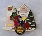 HARD ROCK CAFE DETROIT ELVES IN SLEIGH OUTSIDE SNOW COVERED HOUSE PIN # 46456