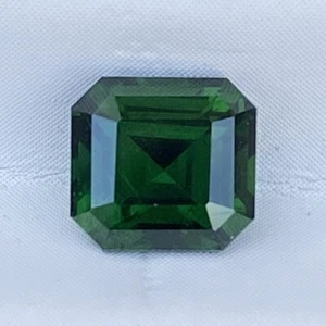 Natural Green Tsavorite 1.15 Cts Asscher Cut Loose Gemstone for Wedding Ring - Picture 1 of 7