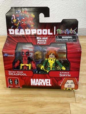Marvel Minimates Secret Wars Deadpool y X-Force Siryn - R3 Foto 1 de 4