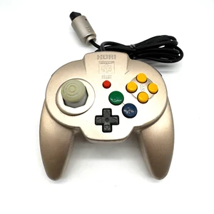 Nintendo 64 Gold Hori Pad Mini Controller: N64 Controller OEM US Seller - Picture 1 of 6