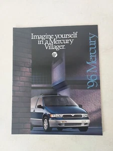 vintage 1996 Mercury Villager Nautica Minivan Car Brochure Catalog 13"x11" - Picture 1 of 3
