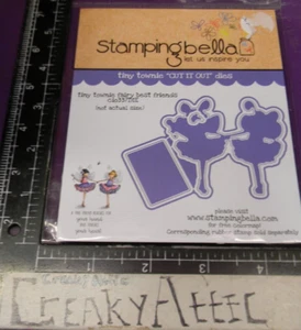FAIRY BEST FRIENDS GIRLS DIE CUT DRY EMBOSS CUTTING STAMPING BELLA CREAKY - Picture 1 of 2