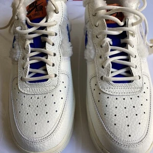 Nike Air Force 1 '07 bianco pile sherpa (W) DO6680-100 da donna taglia 7,5 F - Foto 1 di 12
