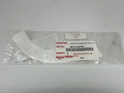 2014-2019 TOYOTA COROLLA STONE GUARD 58742-02160 LEFT REAR GENUINE OEM PART - Image 1 of 4