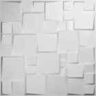 Ekena Millwork Wall Panel 1"x 19-1/2" x 19-1/2" Modern Square PVC Decorative 3D