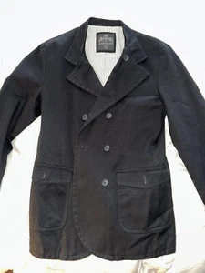 Abrigo de guisante negro de Express, talla S para hombre - Imagen 1 de 4