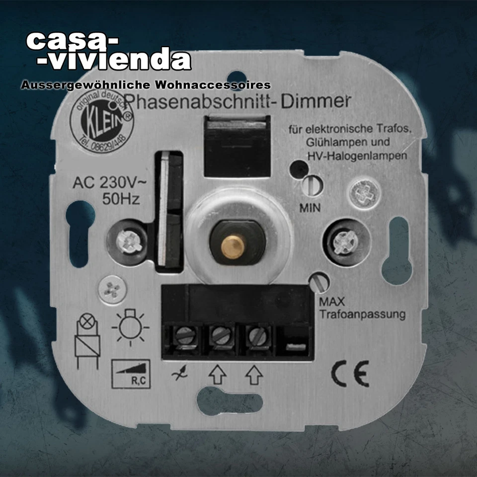 LED-Dimmer, 3-550W, Phasenabschnitt, "RC" - für alle BERKER®-Schalterprogramme - Bild 1 von 1