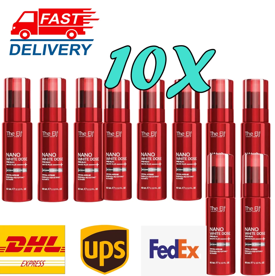 The ELF Nano White Dose Reduce Dark Spots Freckles Scars Body Fade 60 Ml.