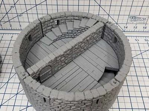 Castle Style - Round Tower Floors - DragonLock - DND - Pathfinder - RPG - Dungeo - Picture 1 of 11