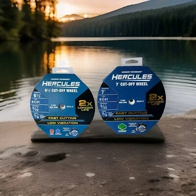 Two Hercules Cut-off Wheel 6 1/2" / 7" For Circular Saw - Image 1 of 3