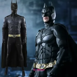 2023 Costume Batman Cosplay Bruce Wayne Il Cavaliere Oscuro Rises Fatto a mano - Foto 1 di 15