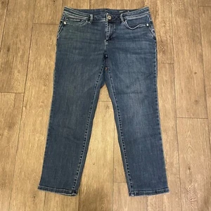 J.Jill Jeans Womens Size 10 P Blue Authentic Fit Slim Ankle Stretch Denim - Picture 1 of 7