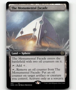 MTG The Monumental Facade (Extended Art) 401 Regular Phyrexia: All Will Be Rare - Picture 1 of 1