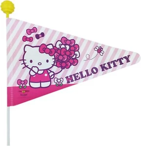 Hello Kitty Fahrradwimpel, Sicherheitsfahne, 2-teilig (816154) - Bild 1 von 1