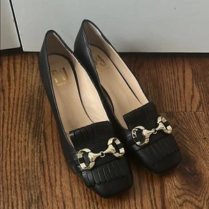 P&J Journal schwarze Designer Damen Halbschuhe neu ohne Karton Größe 12,5 - Bild 1 von 7