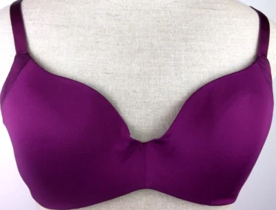 Maidenform SE0009 Side Smoothing Purple Underwired T Shirt Bra Size 40 D    (35) - Image 1 of 4
