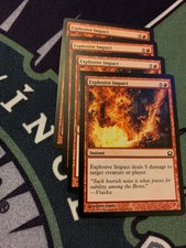 4x Explosive Impact-4x Traitorous Instinct NM. Mtg- Return To Ravnica