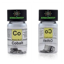 Cobalt Métallique Élément 27 Co Pièces Champion 2g 99,99% En Fiole Multicouleur