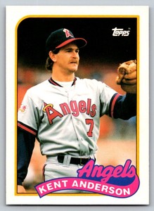 1989  Topps Traded #3T Kent Anderson Rookie Card California Angels