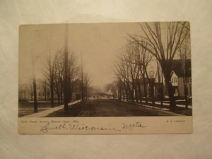 Front Street Beaver Dam Wisconsin WI Postcard - Picture 1 of 2