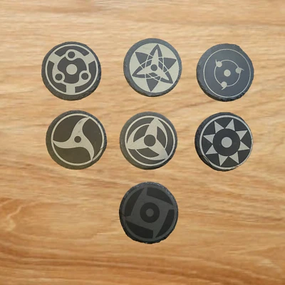 Anime Sharingan Eyes Slate Coaster - Image 1 of 4