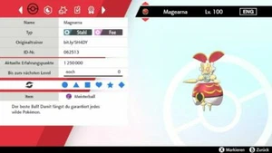 Magearna Pokemon Schwert Schild 6DV! + Meisterball - Picture 1 of 6